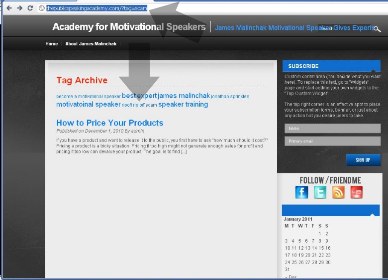 James Malinchak Worthless Websites